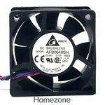 For DELTA 6025 AFB0648SH 48V 0.17A 6CM inverter silent cooling fan 3wires