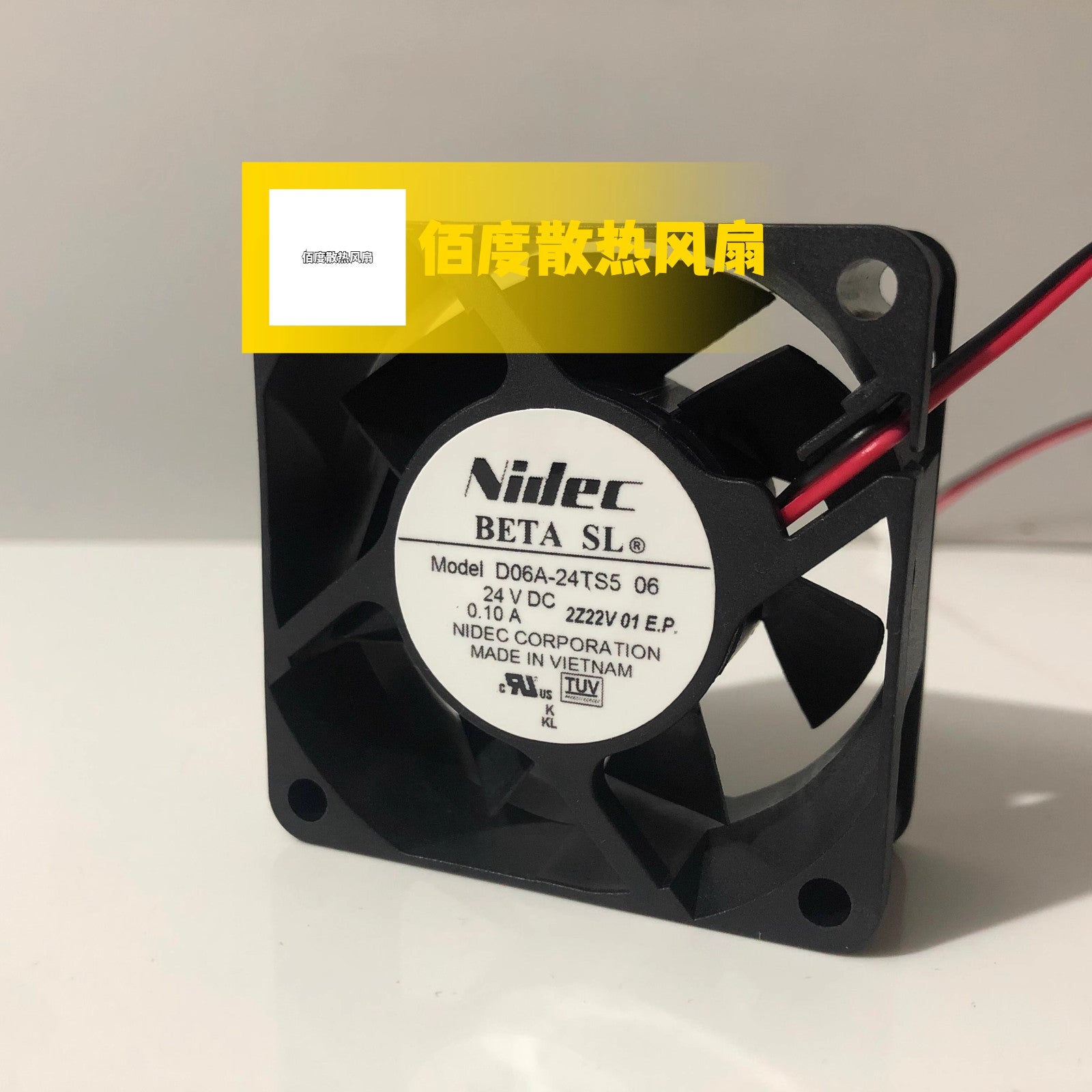 NIDEC D06A-24TS5 06 DC24V 0.10A 6025 6CM inverter cooling fan