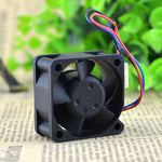 DC Brushless EFB0412VHD Fan 12V 0.18A With Connector & 3 Leads Black Blue & Red