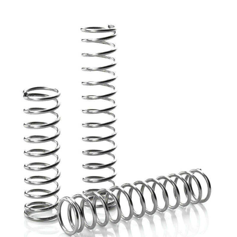 1.0mm WD 13mm OD Stainless Steel Compression Spring Compressed Pressure Springs