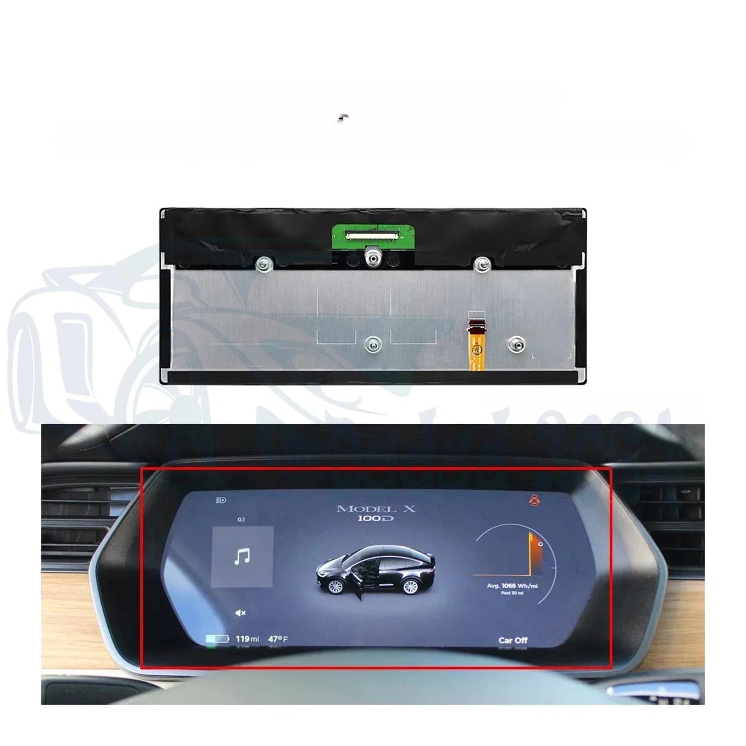12.3" Display LA123WF1(SL)(01) for Tesla Model S, S2, X GEN 2 Digital Instrument