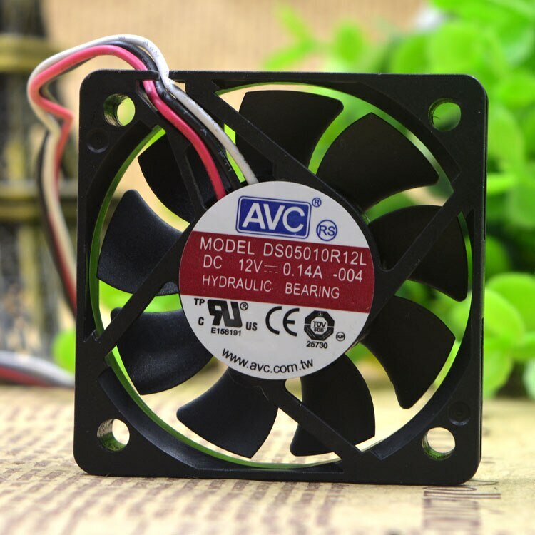 AVC 5CM 5010 12V 0.14A DS05010R12L Motor protection cooling 3-wire