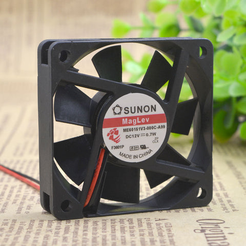 SUNON ME60151V3-000C-A99 6015 12V 0.07W 6cm 2pin