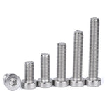 M3-M6 SS Allen Hex Hexagon Socket Ultra Thin Low Flat Wafer Cap Head Screw Bolt