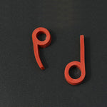 Silicone Rubber P Profile Sealing Strip Red P-Type High Temp Oven Steam Seals