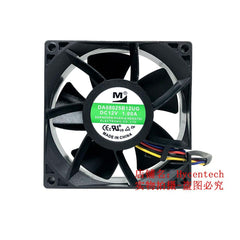 DA08025B12UG DC 12V 1.00A 80x80x25mm 8025 80mm 8CM 4-Wire Server Cooling Fan
