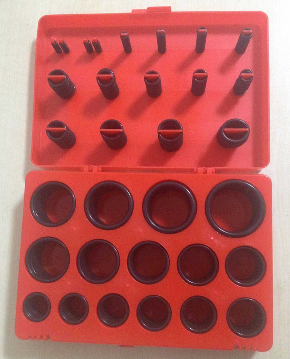 Viton Rubber O-Ring Assortment Set 30 Sizes O-Ring Repair Set Case Box 382 pcs