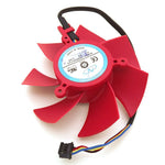 NTK FD8025U12S 12V 0.48A 75*39*39mm XFX HD5870 HD5850 graphics card cooling fan