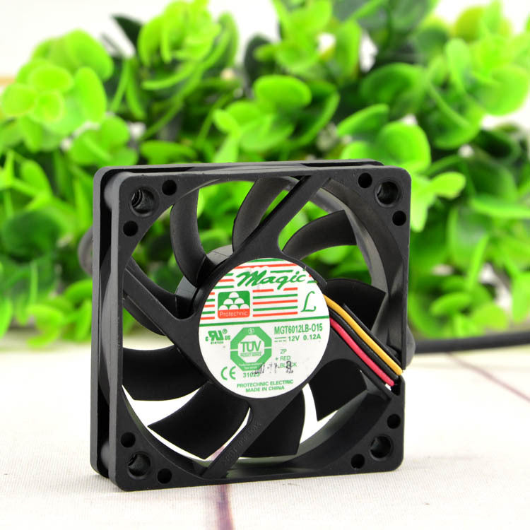 Magic MGT6012LB-015 Fan 60*60*15 12V 0.12A 3pin