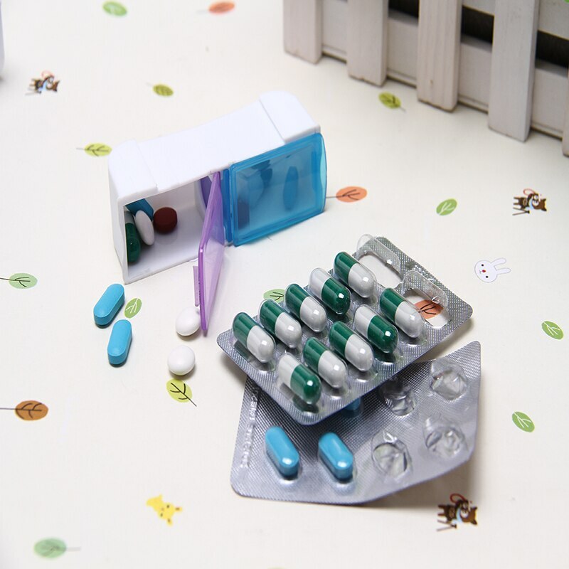 7 Days Weekly pill case 14 Grids pill storage organizer convenient pill case