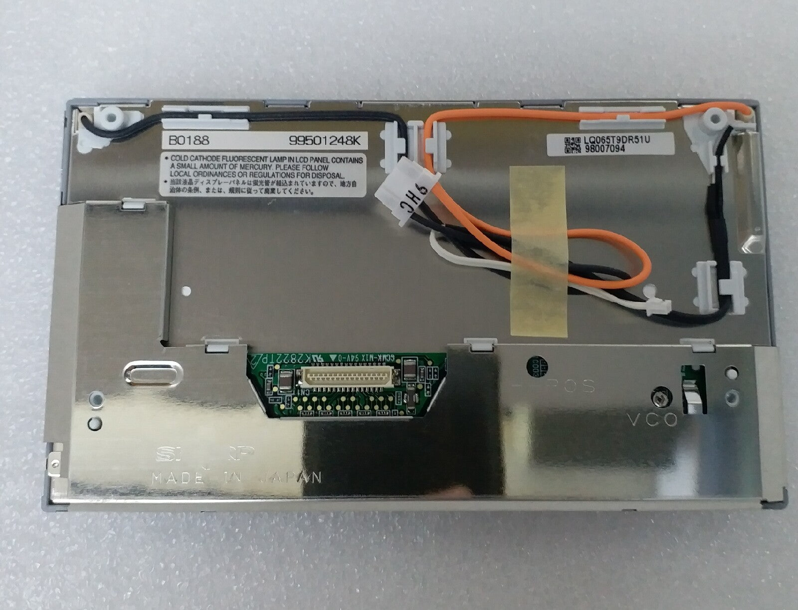 6.5" LCD for Cayenne PCM2,BMW CCC E60 E90 E63 E65 LQ065T9DR51U LQ065T9DR52U