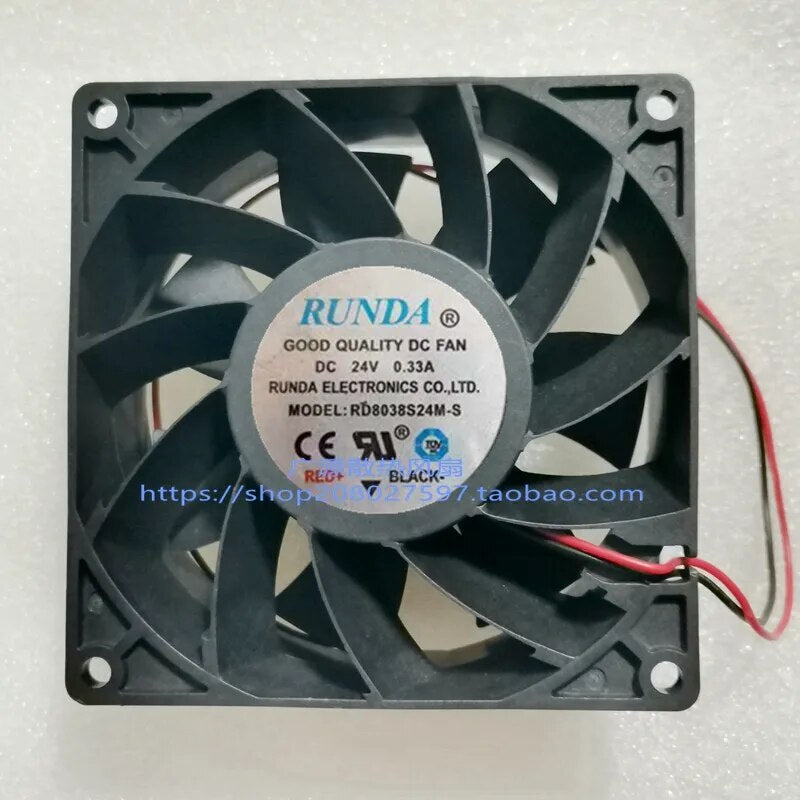 RD8038S24M-S 24V 0.33A 8CM 8038 electric welding machine cooling fan