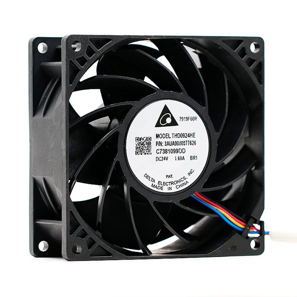 Delta THD0924HE DC 24V 1.60A 92X92X38mm 9238 Inverter 4-wire server Cooling Fan