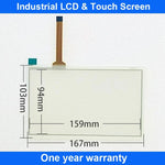 TouchScreen Panel Glass Digitizer For GP-4402WW PFXGP4402WADW + Overlay Film