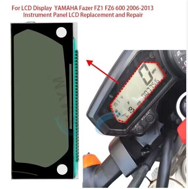 LCD Display For YAMAHA Fazer FZ1 FZ6 600 2006-2013Motorcycle Motorbike Dashboard