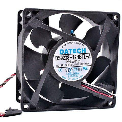 DATECH DS9238-12HBTL-A 9038 12V 2.0A 92x92x38mm 9CM cooling fan