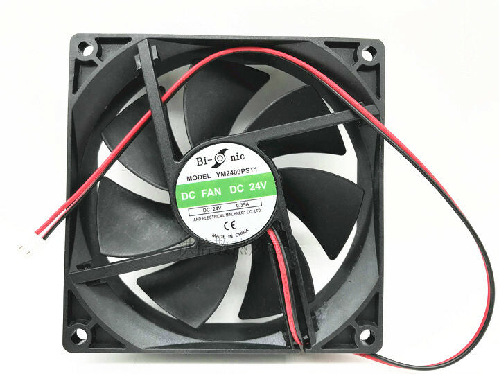 1PC Bi-onic YM2409PST1 24V 0.35A 9CM 9025 welding machine cooling fan