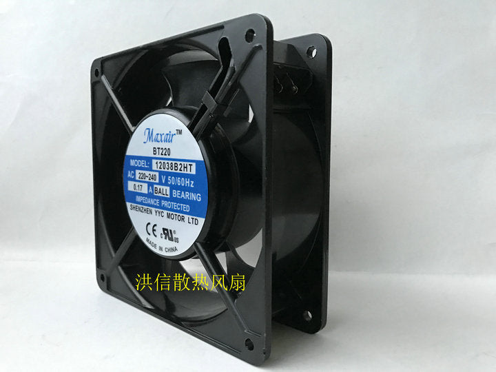 Maxair BT220 12038B2HT AC220-240V 50/60Hz 0.17A Industrial Cooling Fan