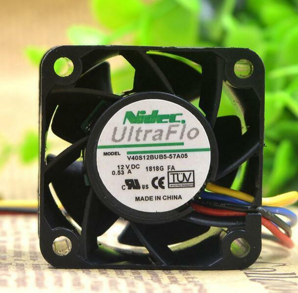 Nidec X3250 M4 4cm 40*40*28MM DC 12V 0.53A V40S12BUB5-57A05 Chassis Cooling Fan