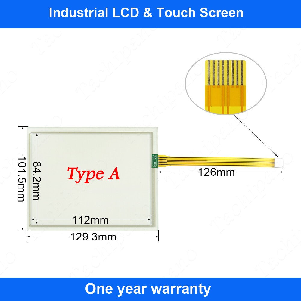 2711P-T6C20A Touch Panel for 2711P-T6C20D PanelView Plus 600