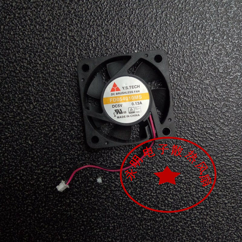 Y.S.TECH. FD054010MS 4010 5V 40*40*10mm 0.13A 2 line mute fan