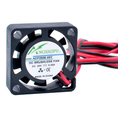 ACP2006 20mm DC5V 12V 2pin Micro cooling fan for micro equipment purifier drone
