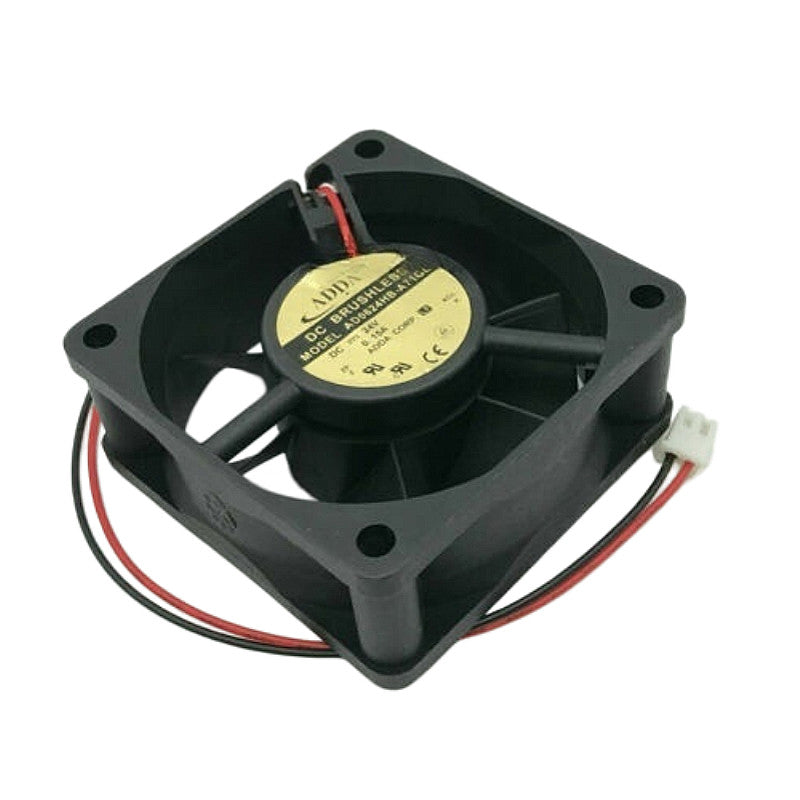 ADDA AD0624HB-A71GL DC24V 0.15A 60x60x25mm 2-Wire Cooling Fan For Inverter