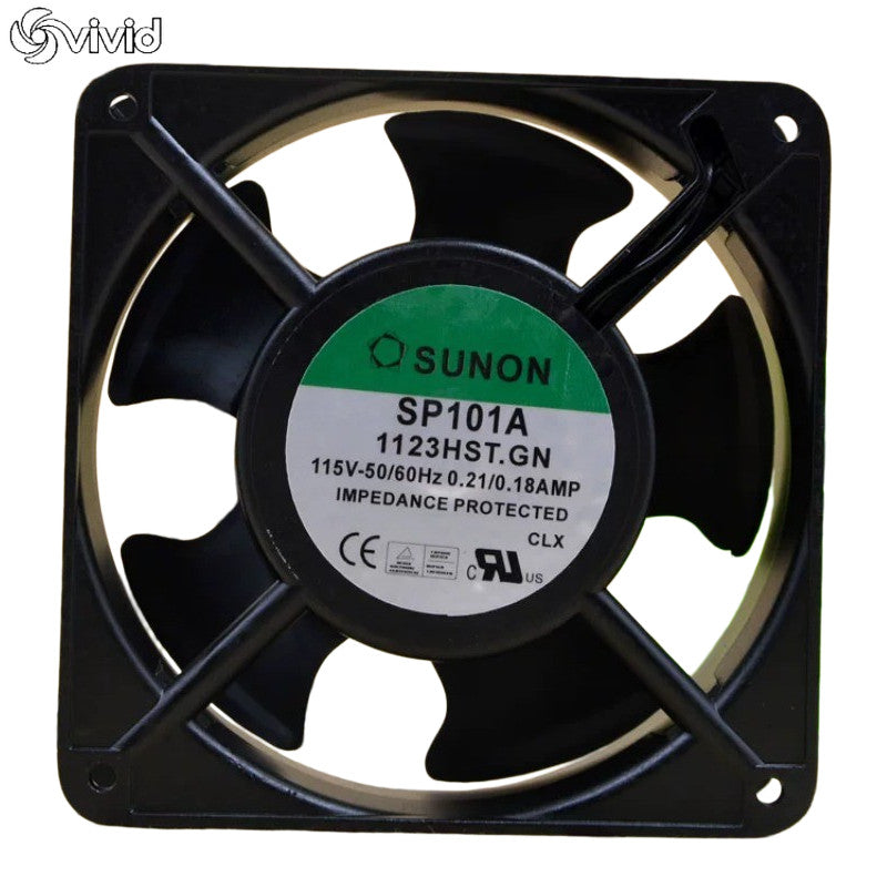 1PC SUNON SP101A 1123HST.GN 115V 0.21/0.18A Cooling Fan
