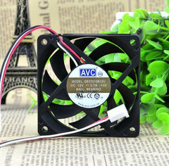 2pcs AVC 70*70*15 12V 0.7A 7CM DA07015B12U CPU 3pin cooling fan