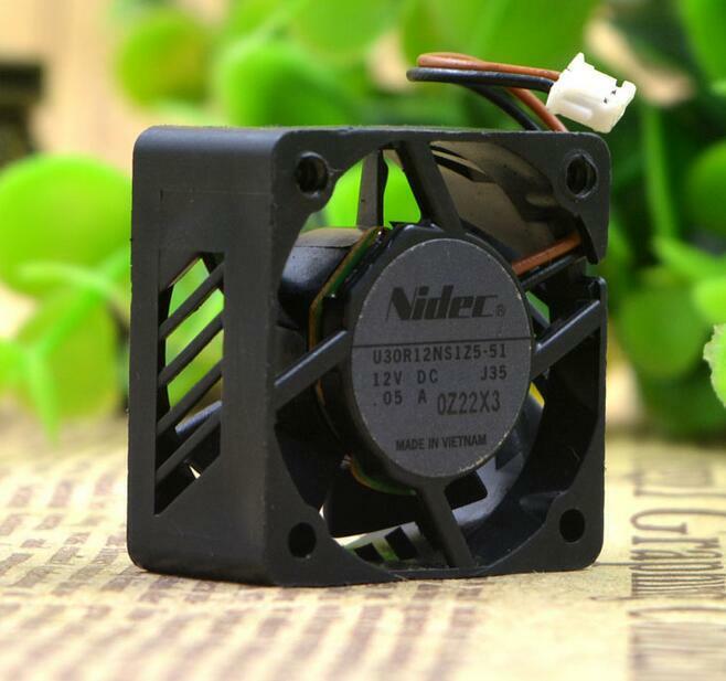 Original NIDEC U30R12NS1Z5-51 12V 3010 2 wire notebook 3CM projector small fan