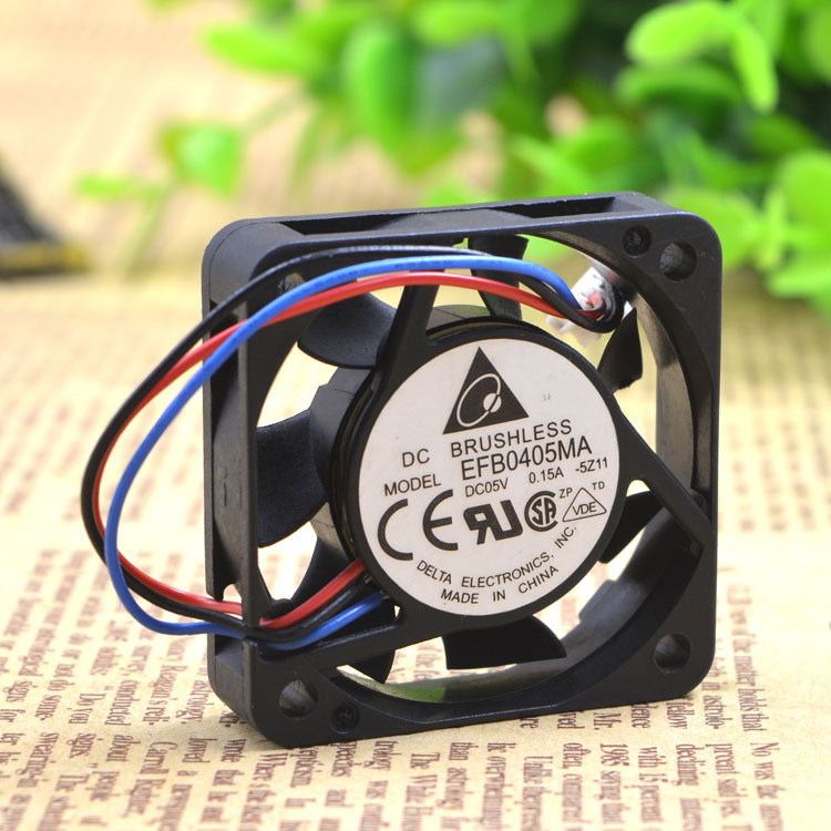 DELTA EFB0405MA fan 40*40*10mm 4CM DC5V 0.15A 3Pin