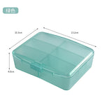 Medicine Pill Box 6 large Grids Pills Box for Vitamin/ capsule pill case