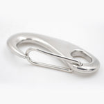 Stainless Steel Portable Snap Hook Boat Rigging Spring Clip Wire Gate Carabiner