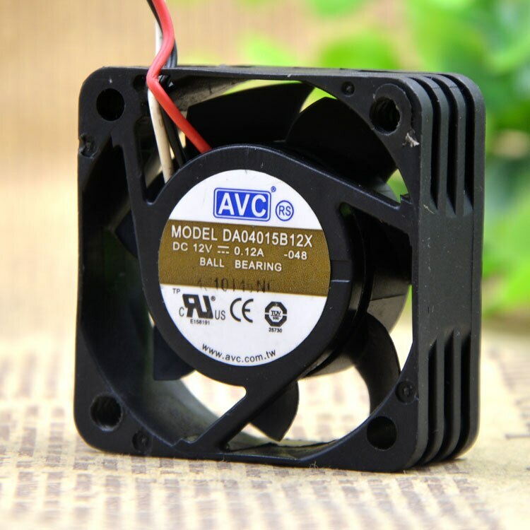 AVC DA04015B12X 12V 0.12A 4015 4cm Motor protection cooling fan 3pin