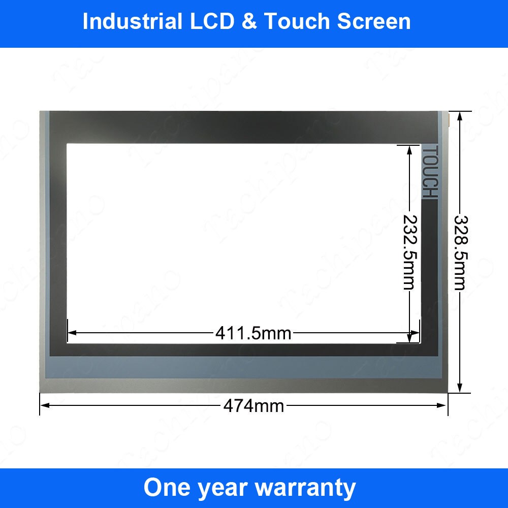 6AV7863-3MB10-0AA0 Touch Screen for 6AV7 863-3MB10-0AA0 IFP1900 with Overlay