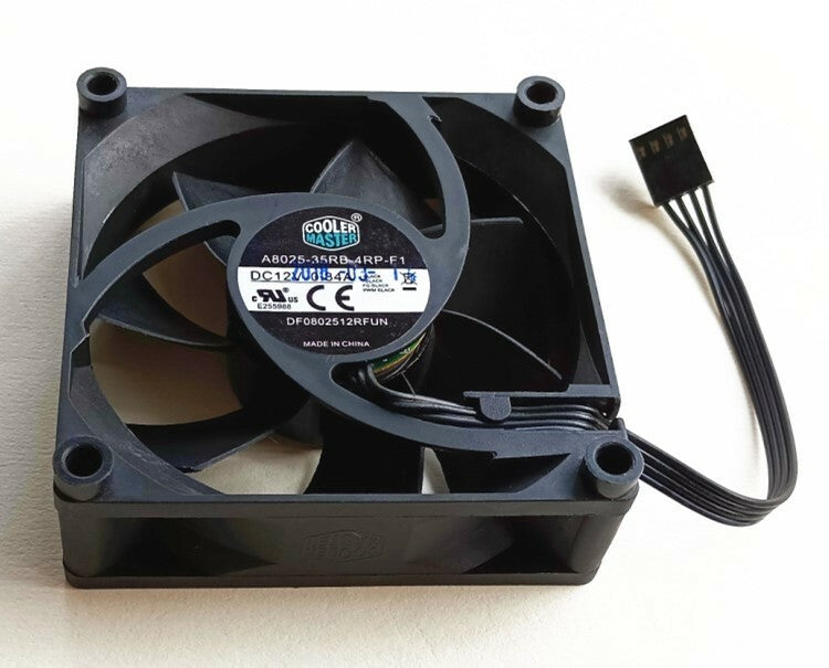 Cooler Master DF0802512R 80mm 8CM DC 12V 0.34A PWM Speed Control CPU Cooling Fan