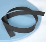 1M/2M Black silicone rubber silicone strip sealing strip solid flat strip 1-30mm