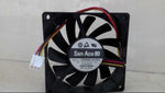 SANYO 8015 8CM 109P0812H721 0.2A 80*80*15MM 12V 3 line CPU fan