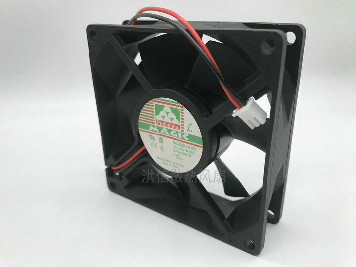MAGIC MGA8024UB-O25 Inverter cooling fan 24V 0.48A 11.52W 80*80*25mm 2wire
