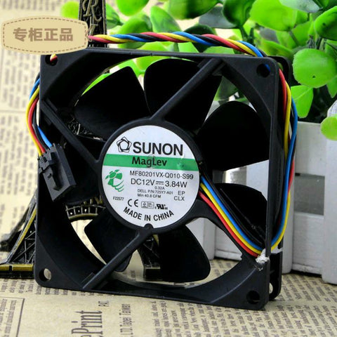 SUNON MF80201VX-Q010-S99 8020 cooling fan with 12V 3.84W 80*80*20mm 4pin