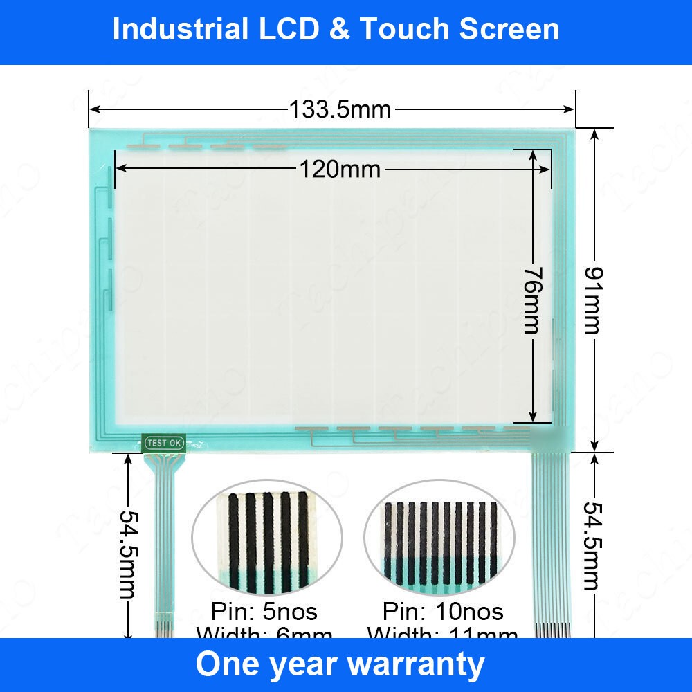 UT6-AY312 Touch Panel for UT6-AY312 SCREEN GLASS