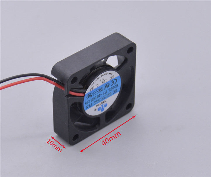 1PC DC Brushless Fan 12V 0.15A 40*40*10mm 2pin FAN / Replace COFAN F-4010M12BII