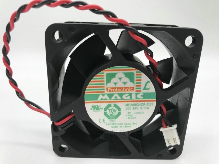 For Yongli MAGIC MGA6024XR-O25 6025 24V fan 0.17A 6CM inverter cooling fan