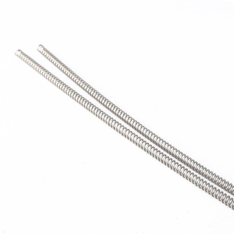 2pcs 304 Stainless Steel Long Spring Compression Spring 0.3-0.6mm Dia 305mm