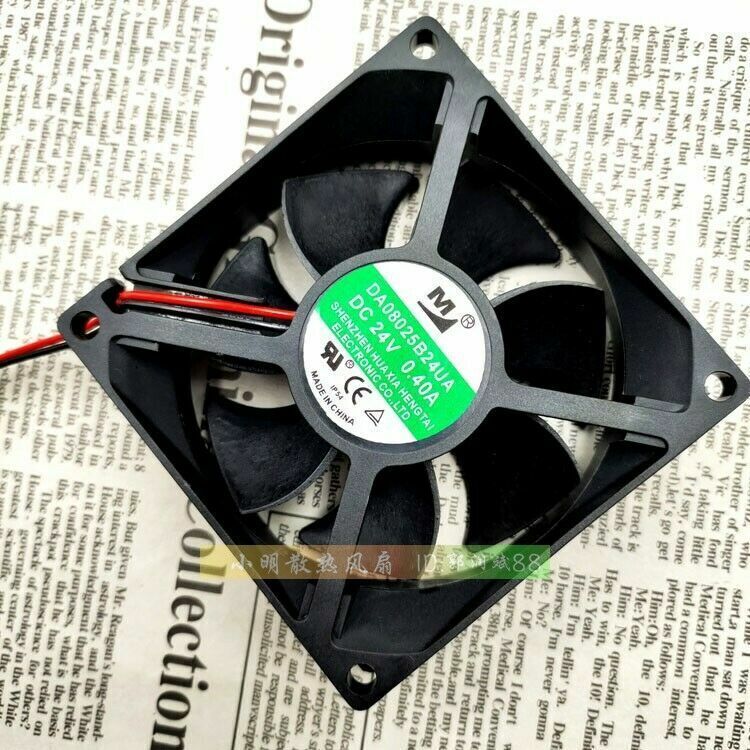 1xM DA08025B24UA DC24v 0.40A 8025 8CM Inverter cooling fan