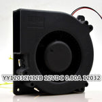 12CM 12032 Turbo Fan Double Ball Blower YY12032H12B 12V 0.80A