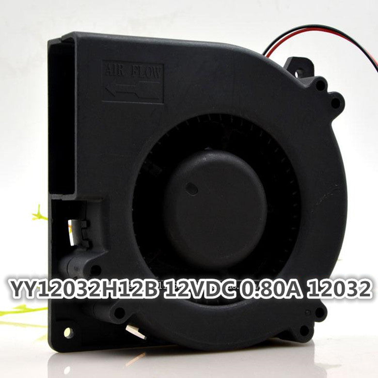 12CM 12032 Turbo Fan Double Ball Blower YY12032H12B 12V 0.80A