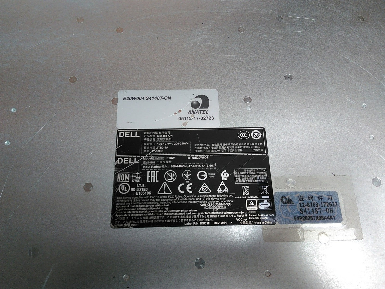 Dell S4148T-ON 10GbE 48-Port 6-QSFP28 Breakout Network Switch No OS