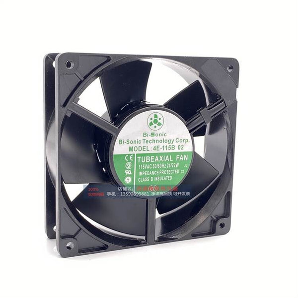 1 PCS Bi-Sonic Fan 4E-115B 02 AC115V All-Metal Axial Flow Fan 12038 12cm