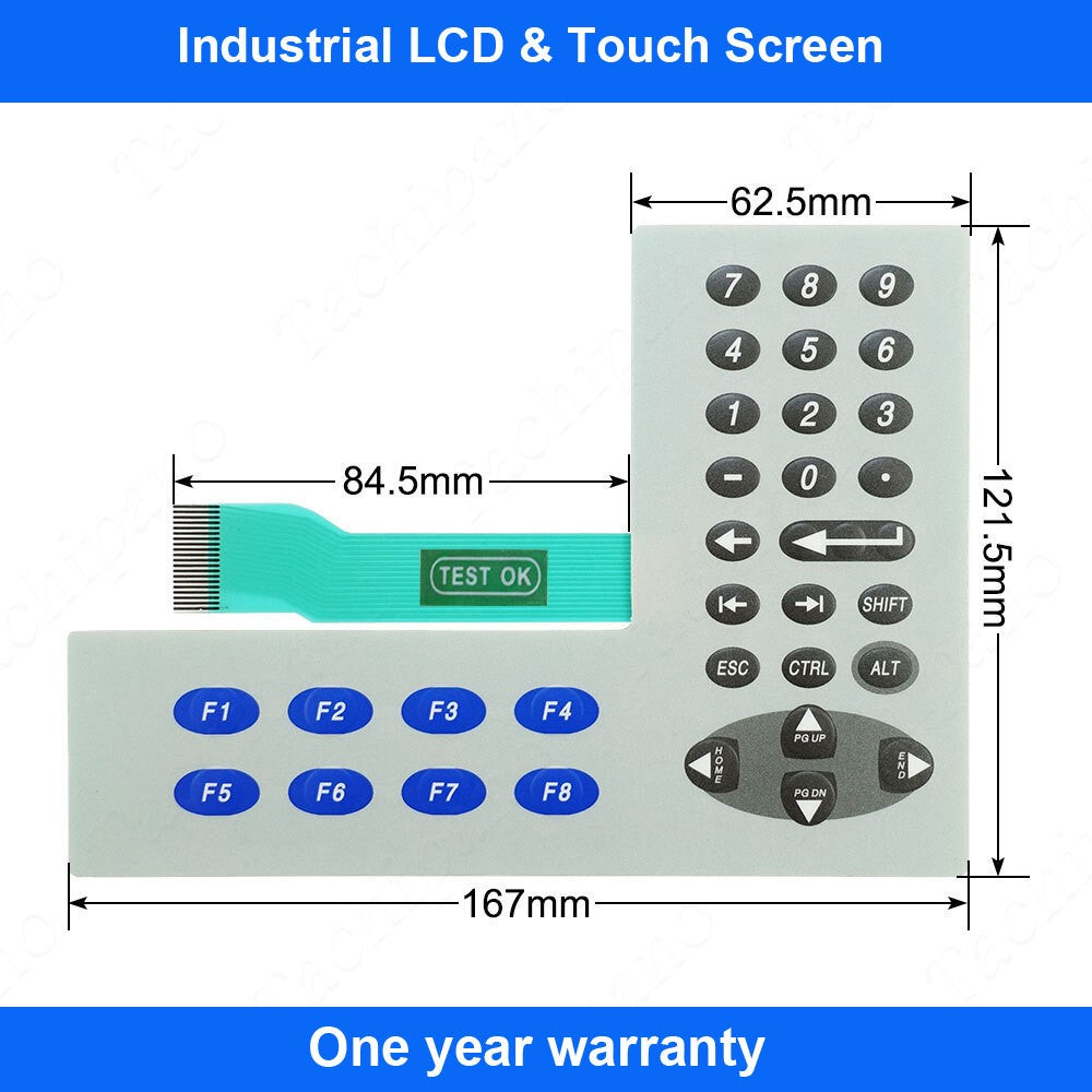 2711PC-B4C20D8 Plastic Cover for 2711PC-B4C20D8-LR with Touch Screen+Keypad